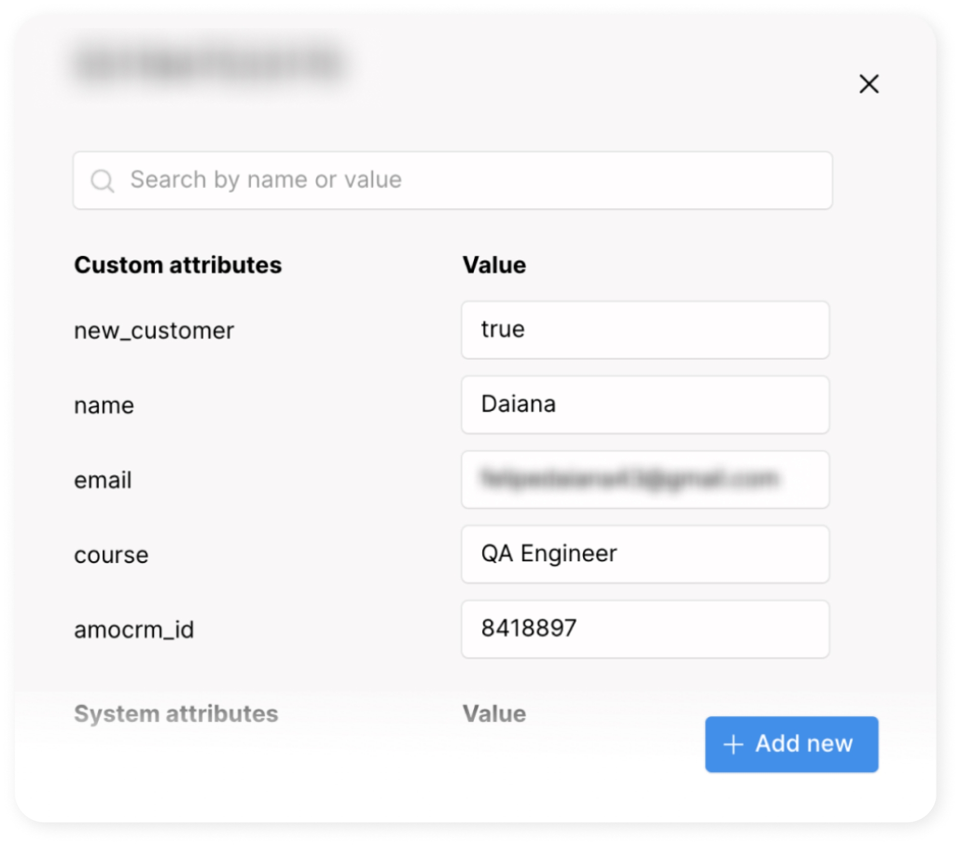 Os dados do lead são carregados automaticamente no Chatfuel e no CRM da Ultima.school.