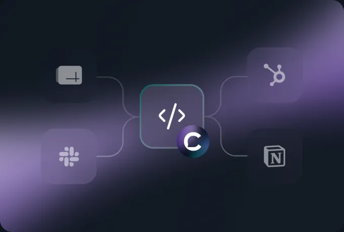 Chatfuel connected to Google Sheets, HubSpot, Slack, and Notion